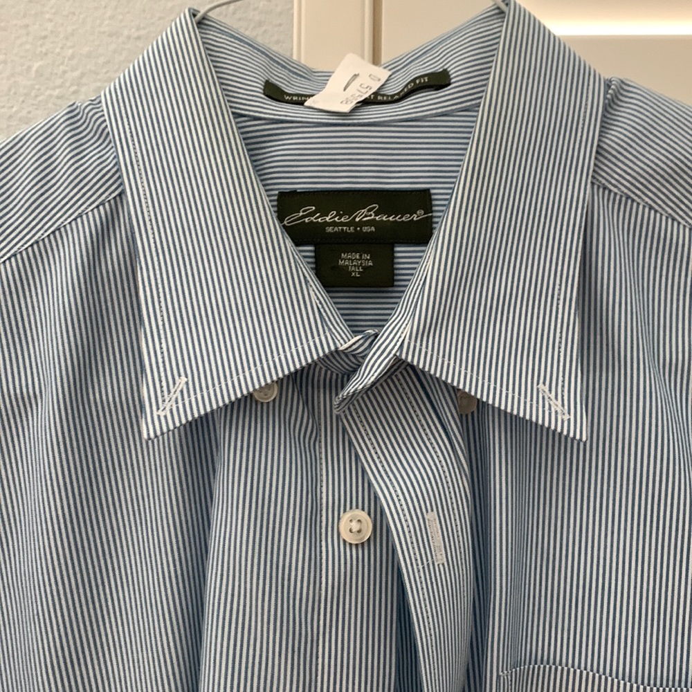 Eddie Bauer XLT wrinkle resistant men shirt